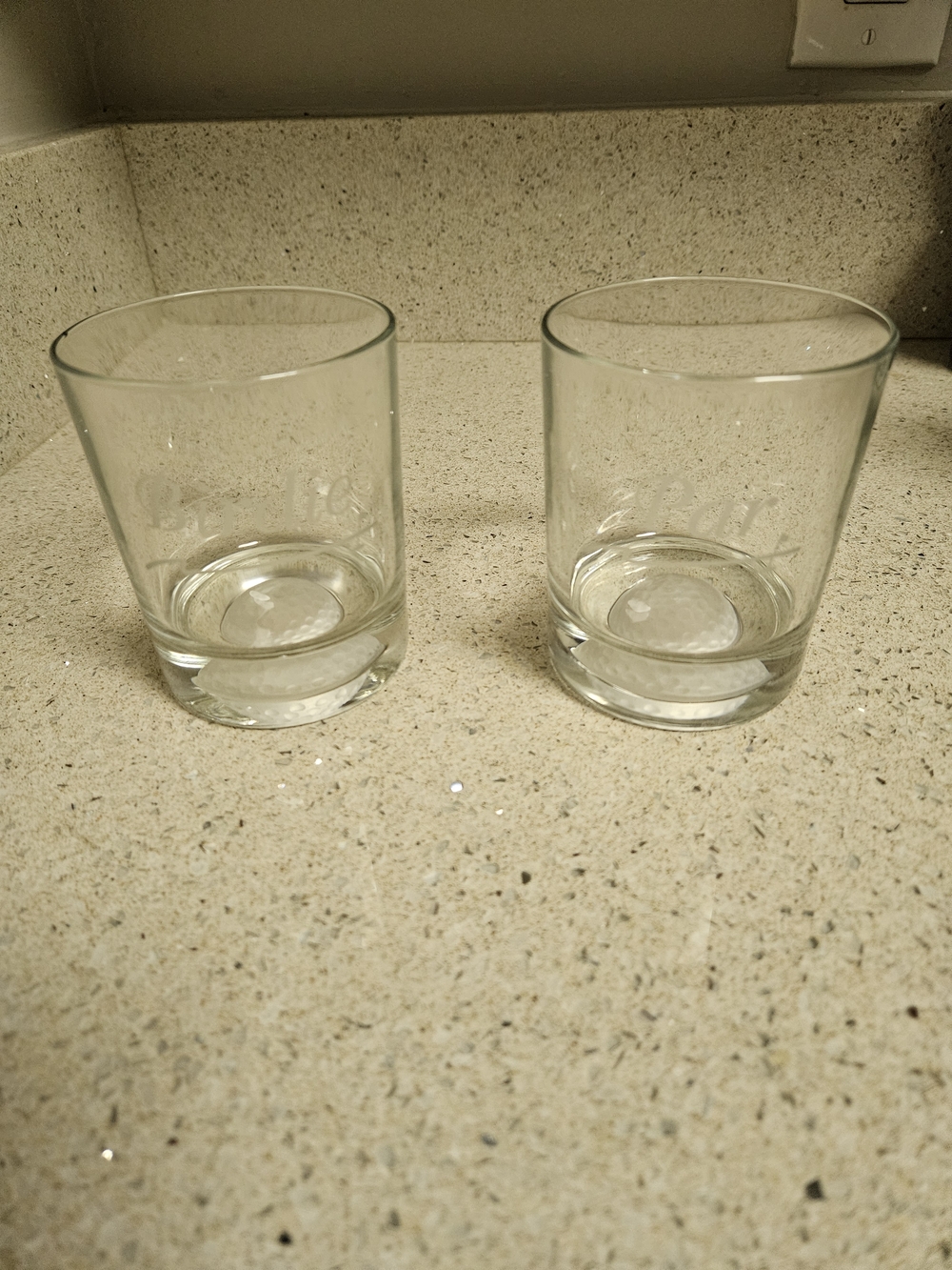 Novelty Golf Cocktail Lowball Glasses